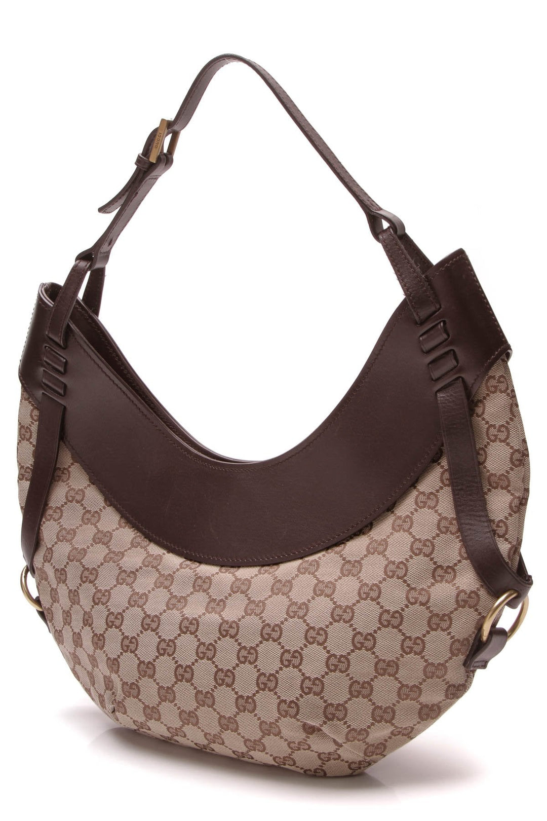 Half Moon Hobo Bag - Signature Canvas