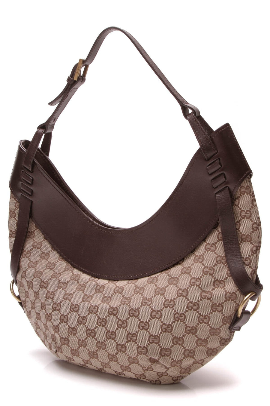 Half Moon Hobo Bag - Signature Canvas