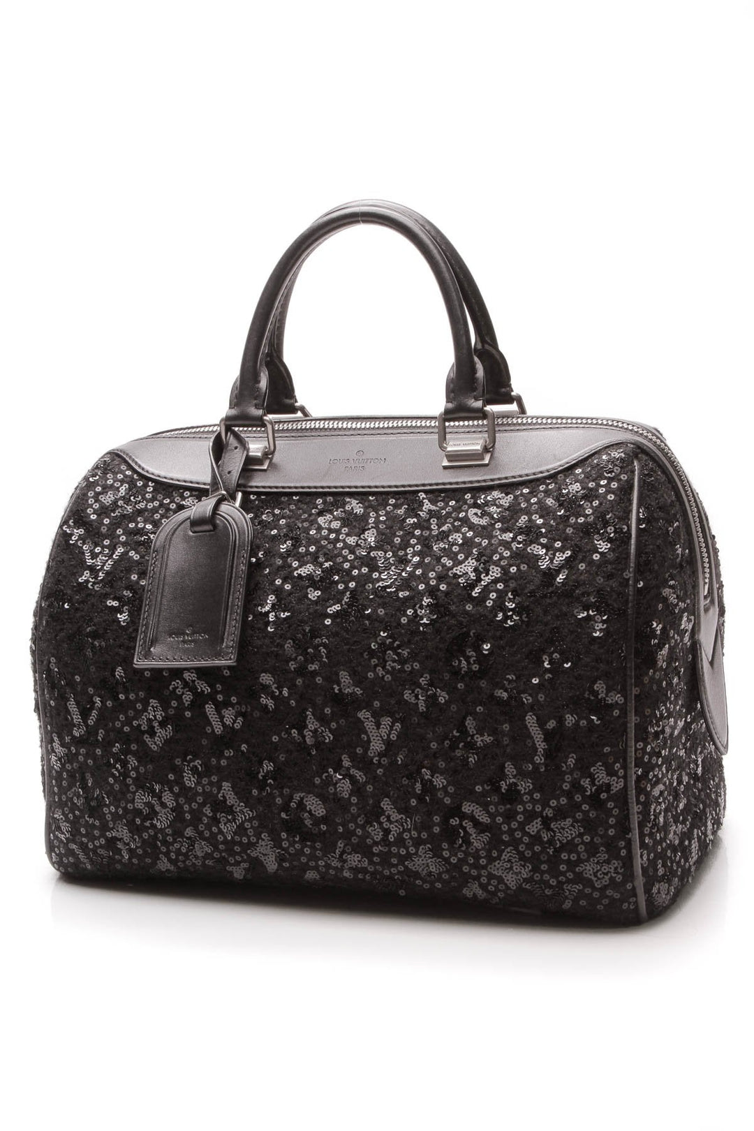 Sunshine Express Speedy Bag - Black Monogram Sequins