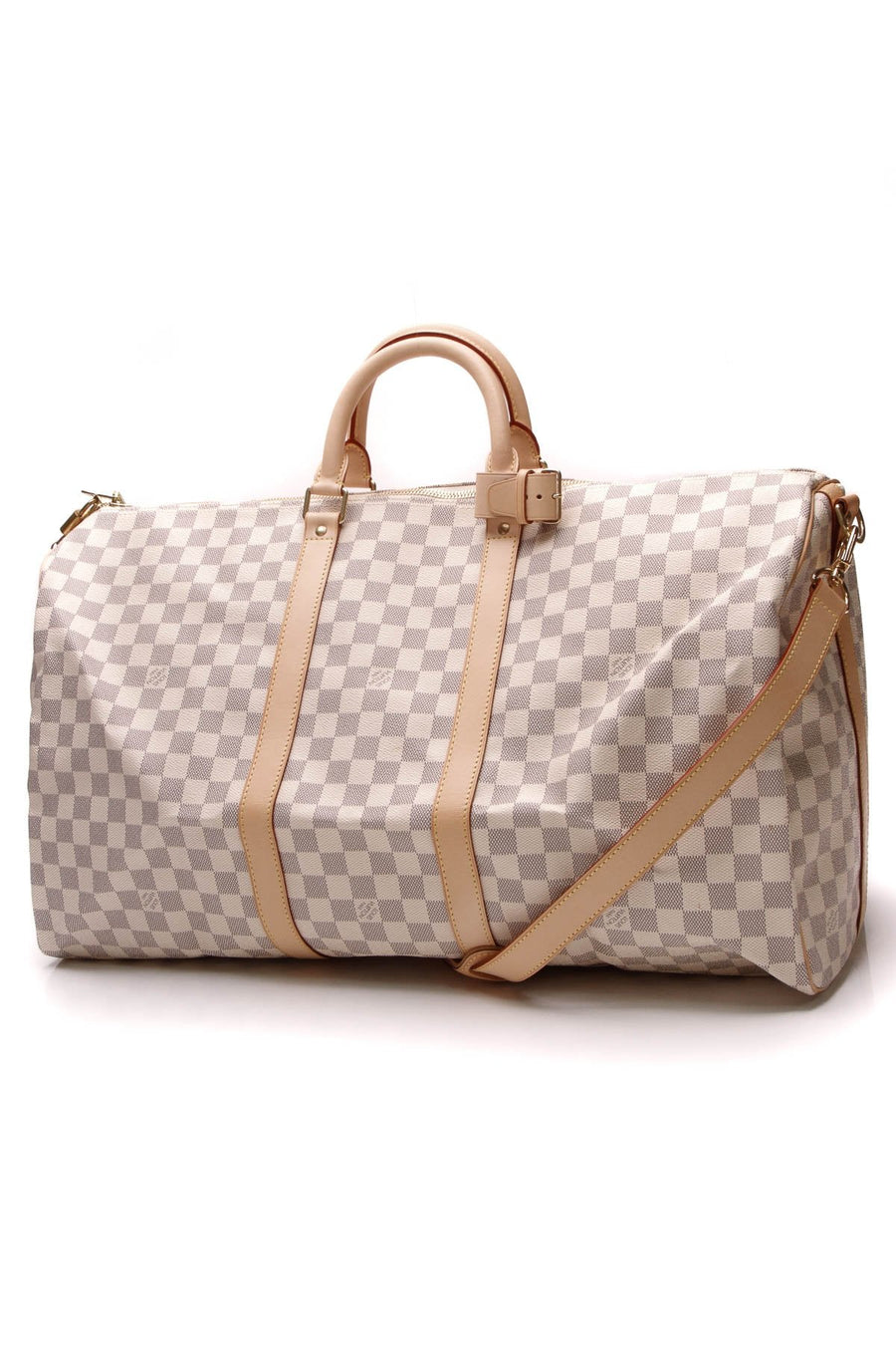 Keepall Bandouliere 55 Travel Bag - Damier Azur