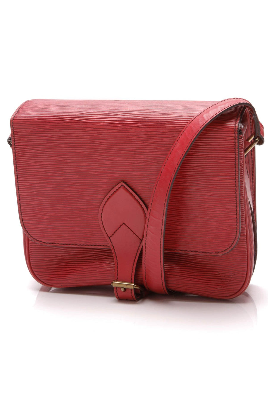 Vintage Epi Cartouchiere MM Bag - Red