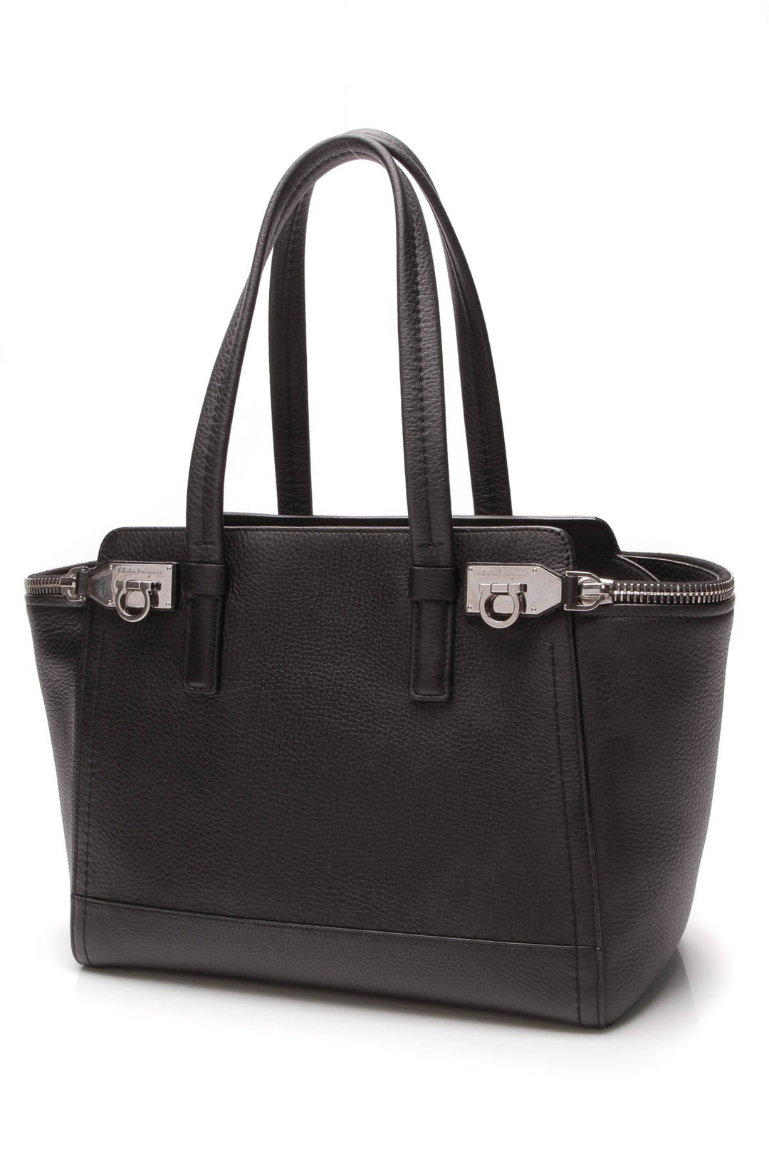 Verve Zipper Tote Bag - Black