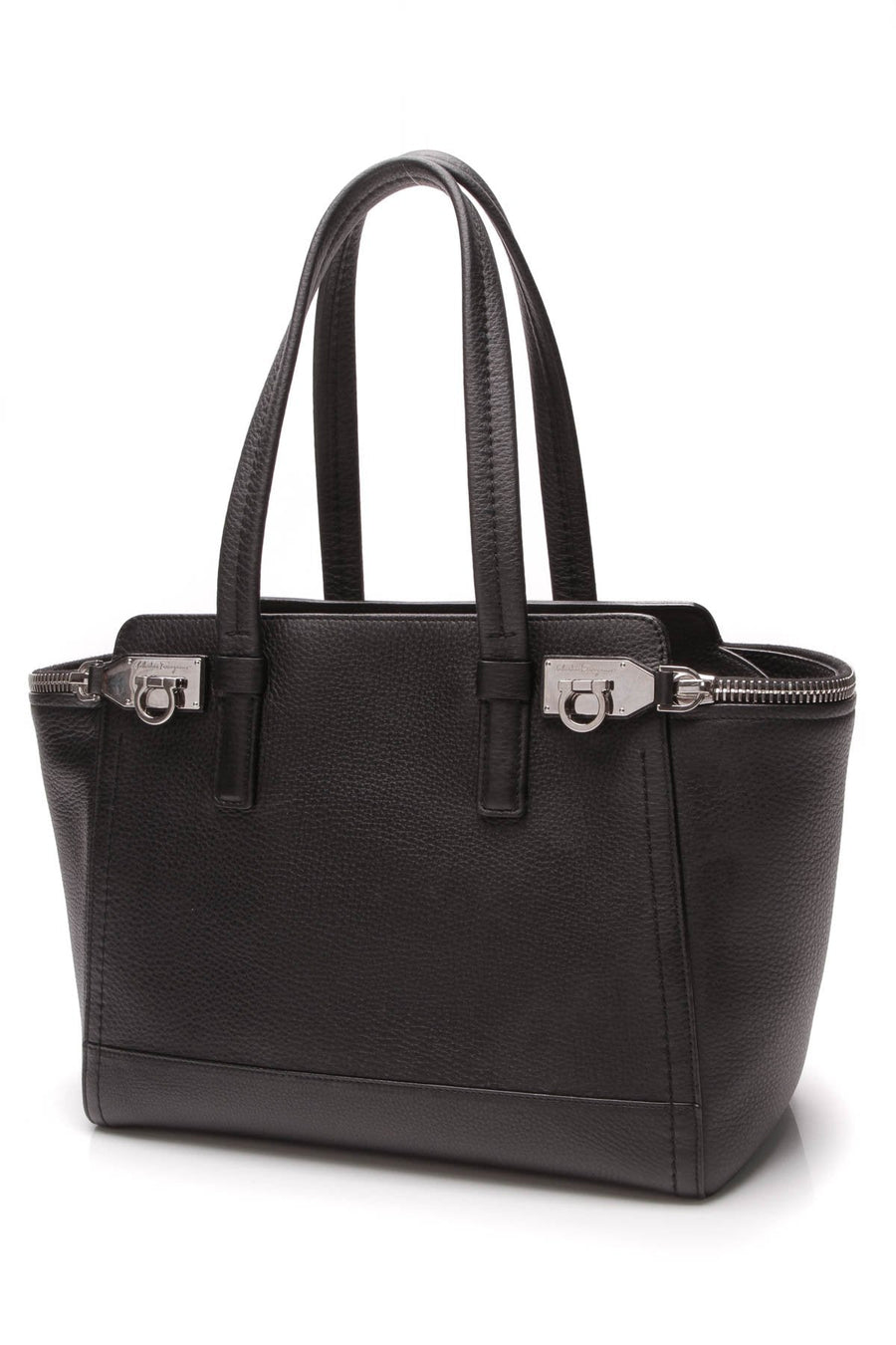 Verve Zipper Tote Bag - Black