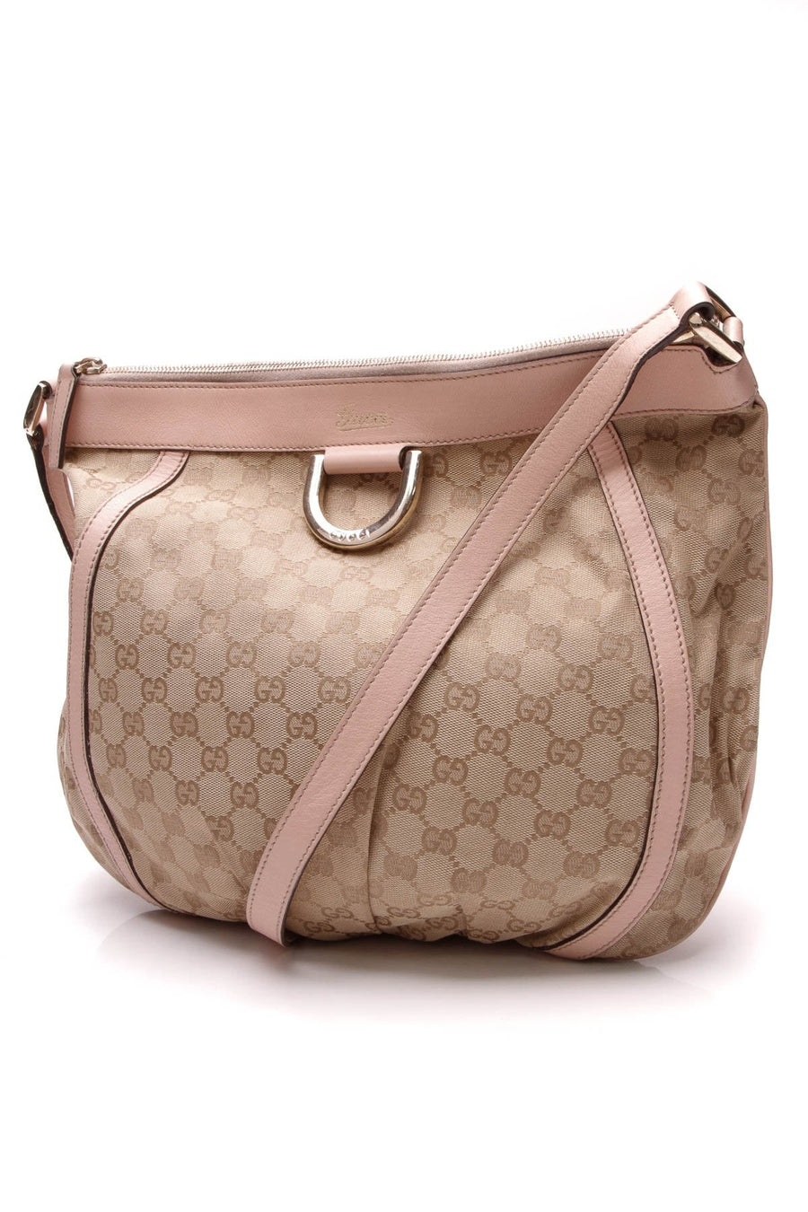 D-Ring Messenger Bag - Pink/Signature Canvas