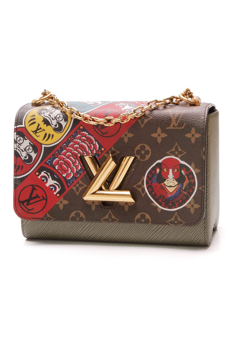 Epi Kabuki Twist MM Bag - Pepper/Monogram