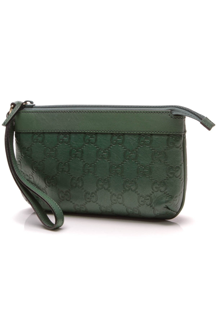 Wristlet Bag - Green Guccissima