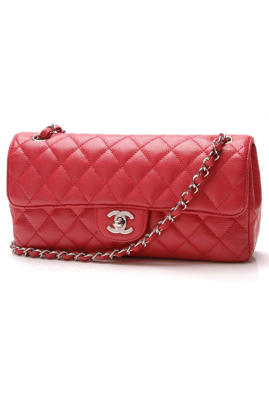 East/West Flap Bag - Dark Pink Caviar