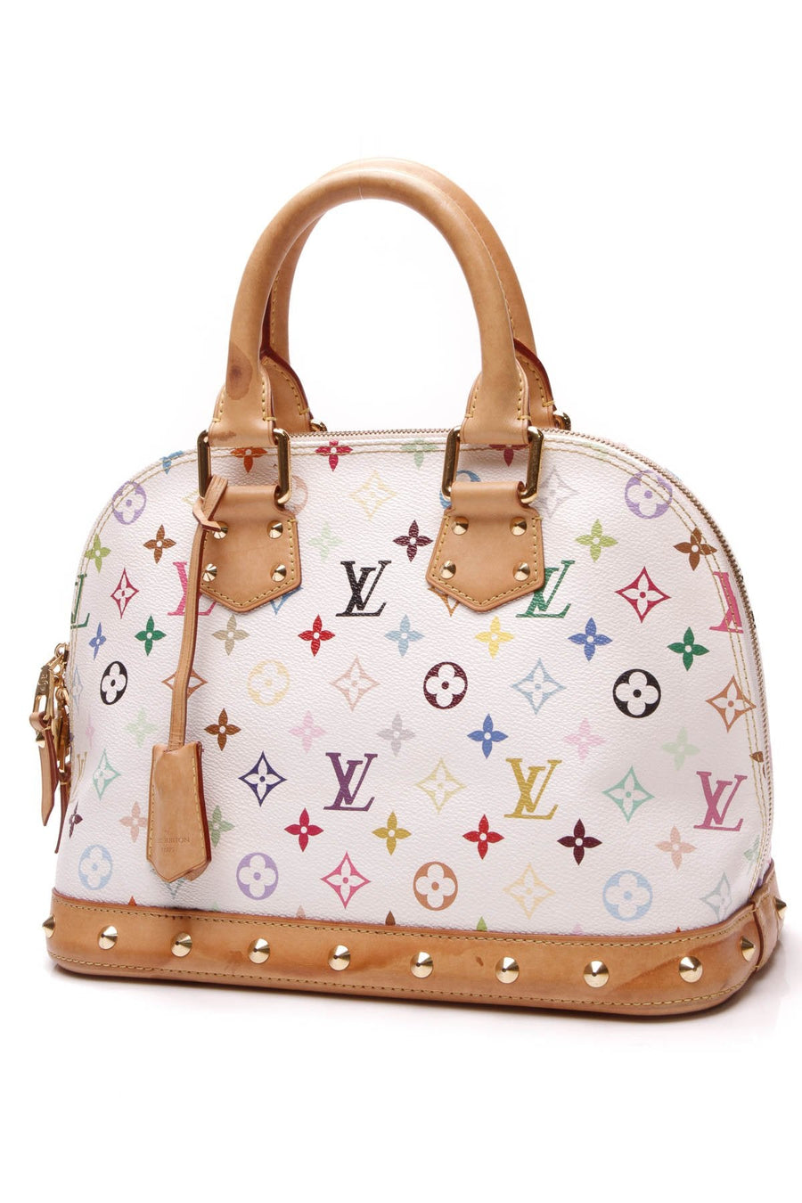 Alma PM Bag - White Multicolore Monogram