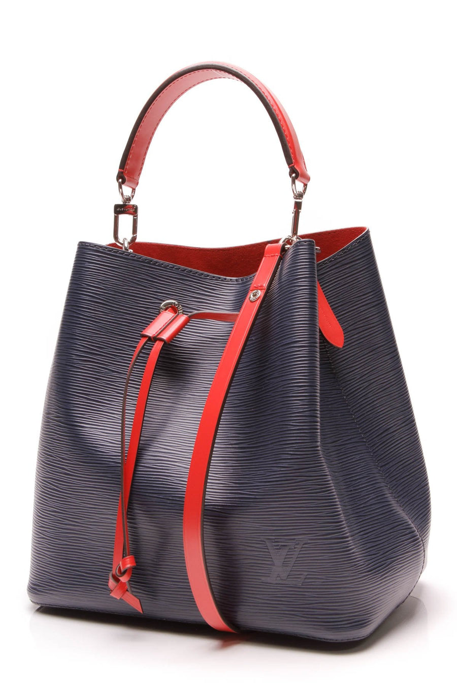 Epi NeoNoe Bag - Indigo/Coquelicot