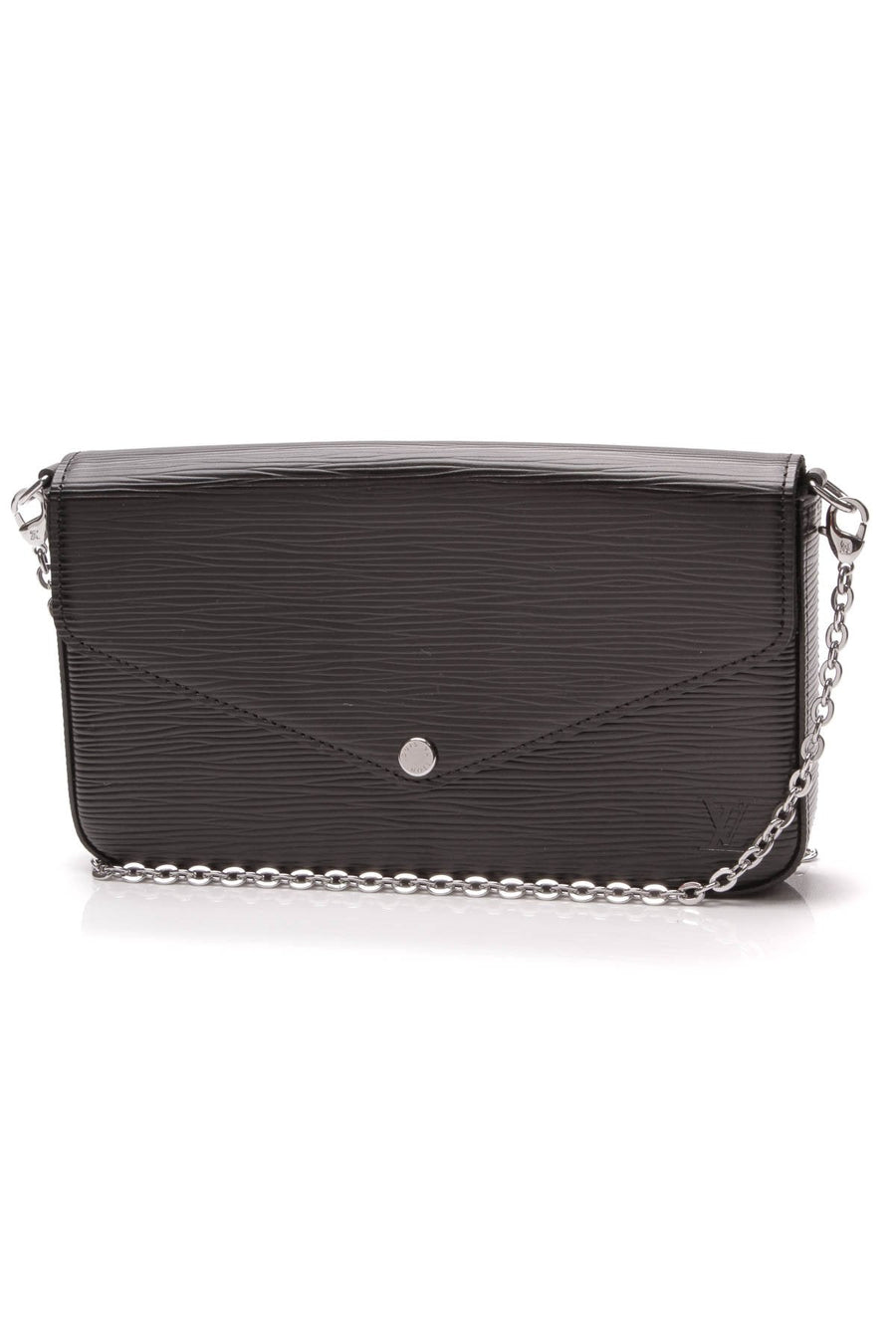 Epi Felicie Pochette Bag - Black