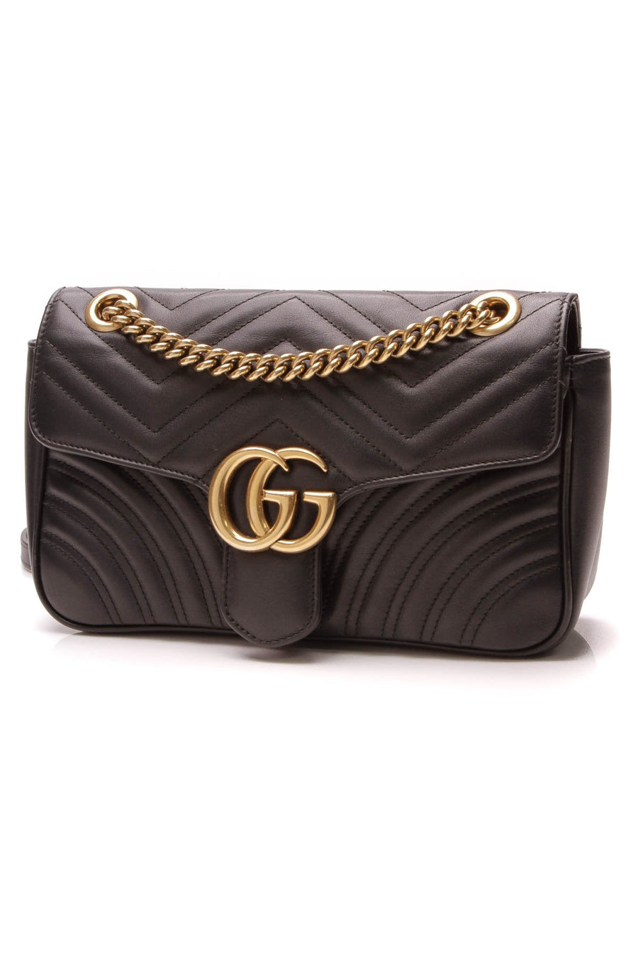 Marmont Small Shoulder Bag - Black Matelasse