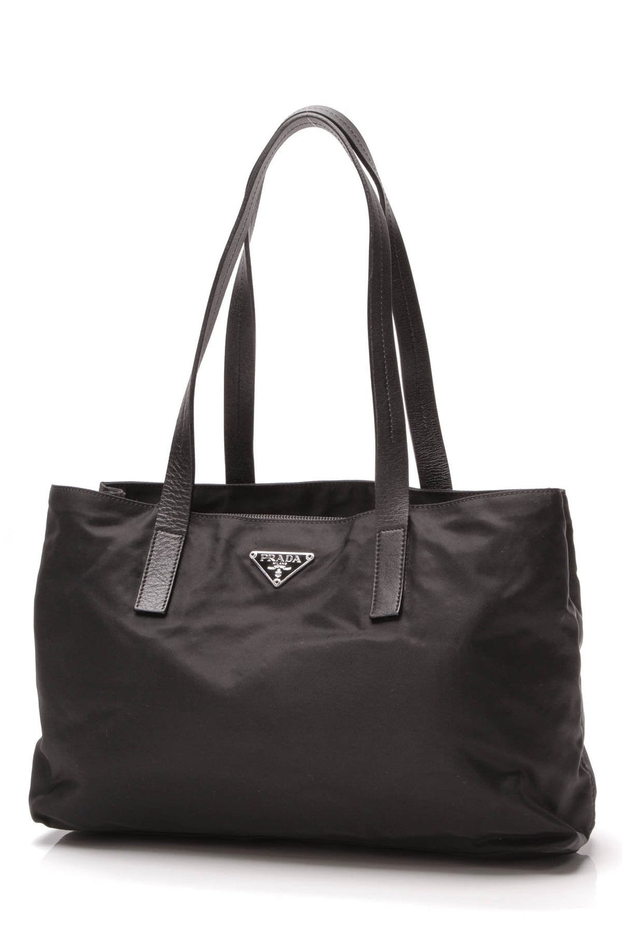 Small Tessuto Tote Bag - Black Nylon