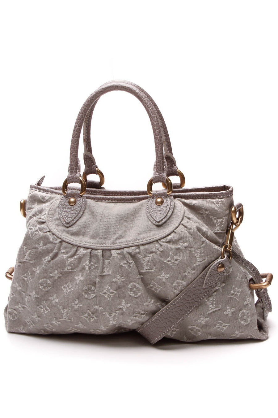 Neo Cabby MM Bag - Gray Monogram Denim