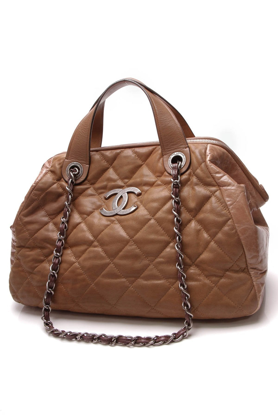 In the Mix Bowler Bag - Brown