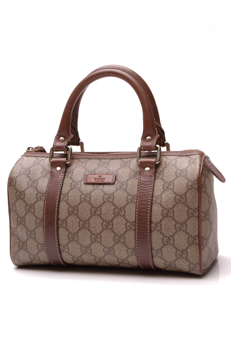 Small Joy Boston Bag - Brown Supreme Canvas