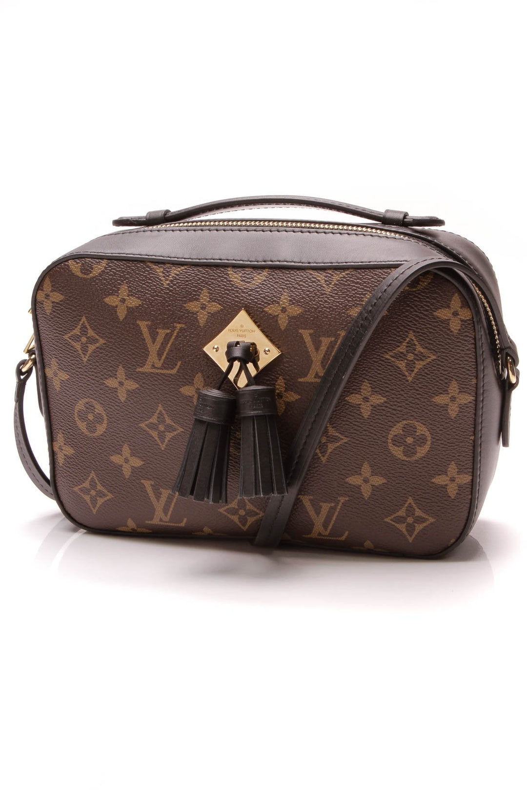 Saintonge Crossbody Bag - Monogram/Noir