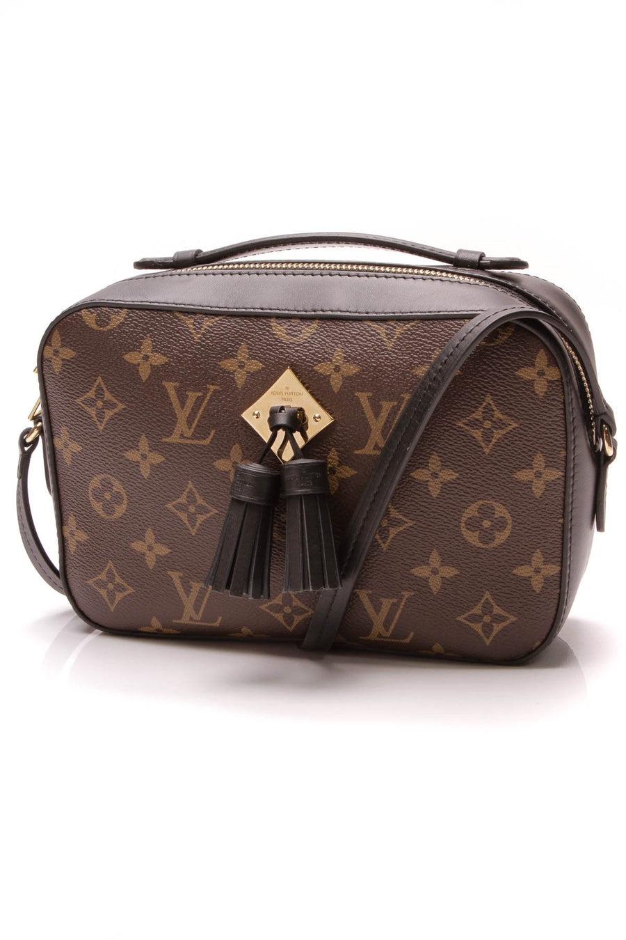 Saintonge Crossbody Bag - Monogram/Noir