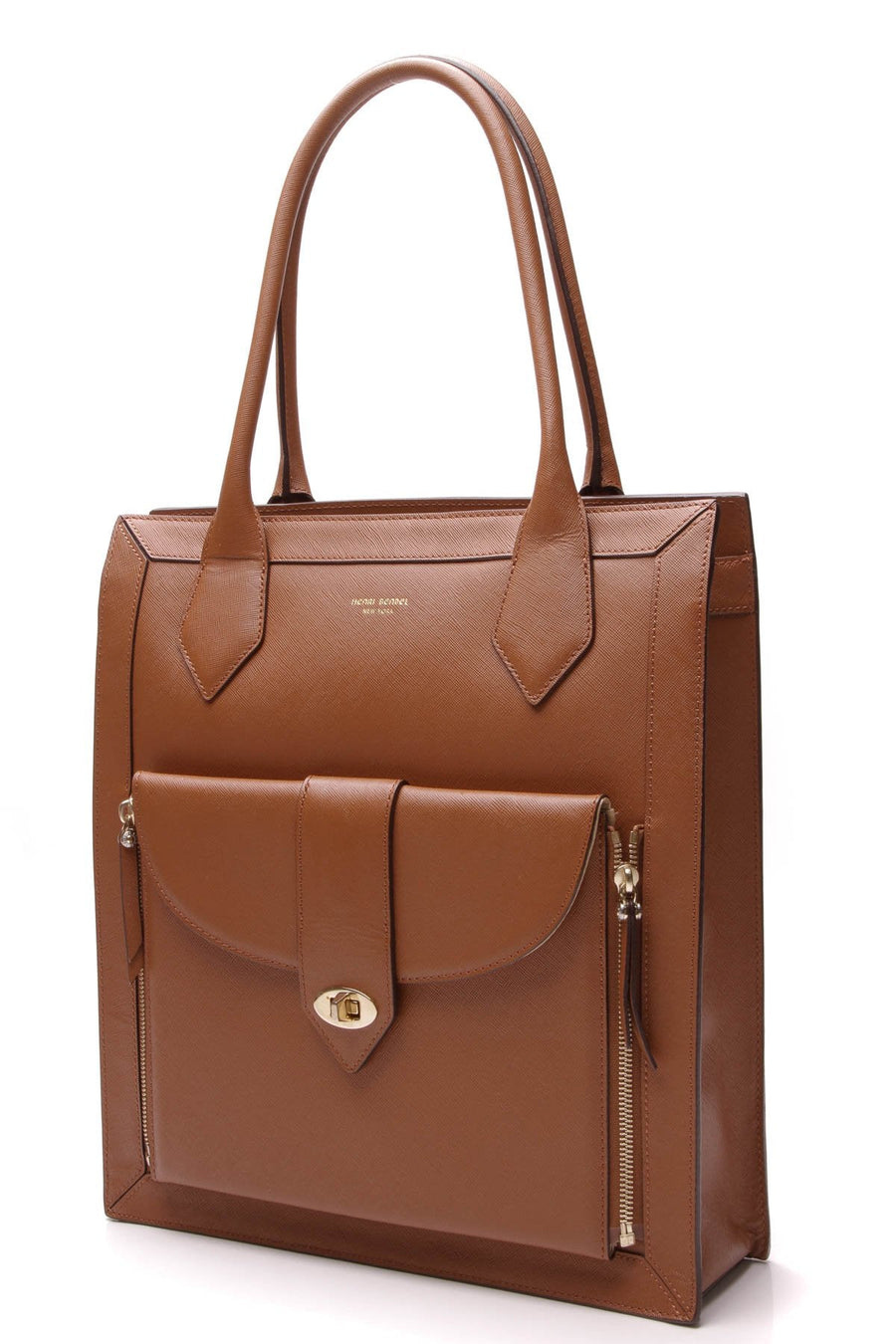West 57th Magazine Tote Bag - Cognac