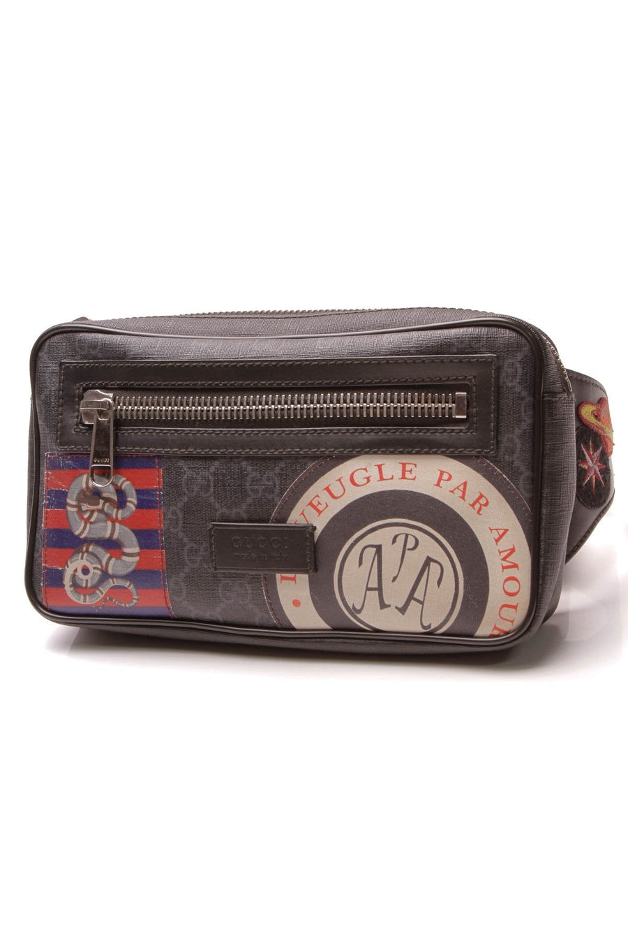 Night Courrier Belt Bag - Black Supreme Canvas