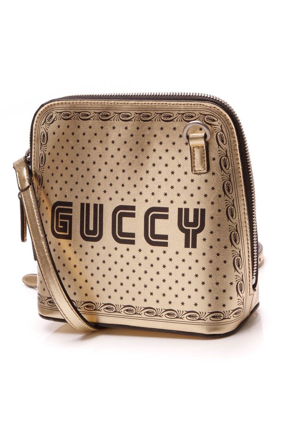 Guccy Moon Steller Mini Crossbody Bag - Gold