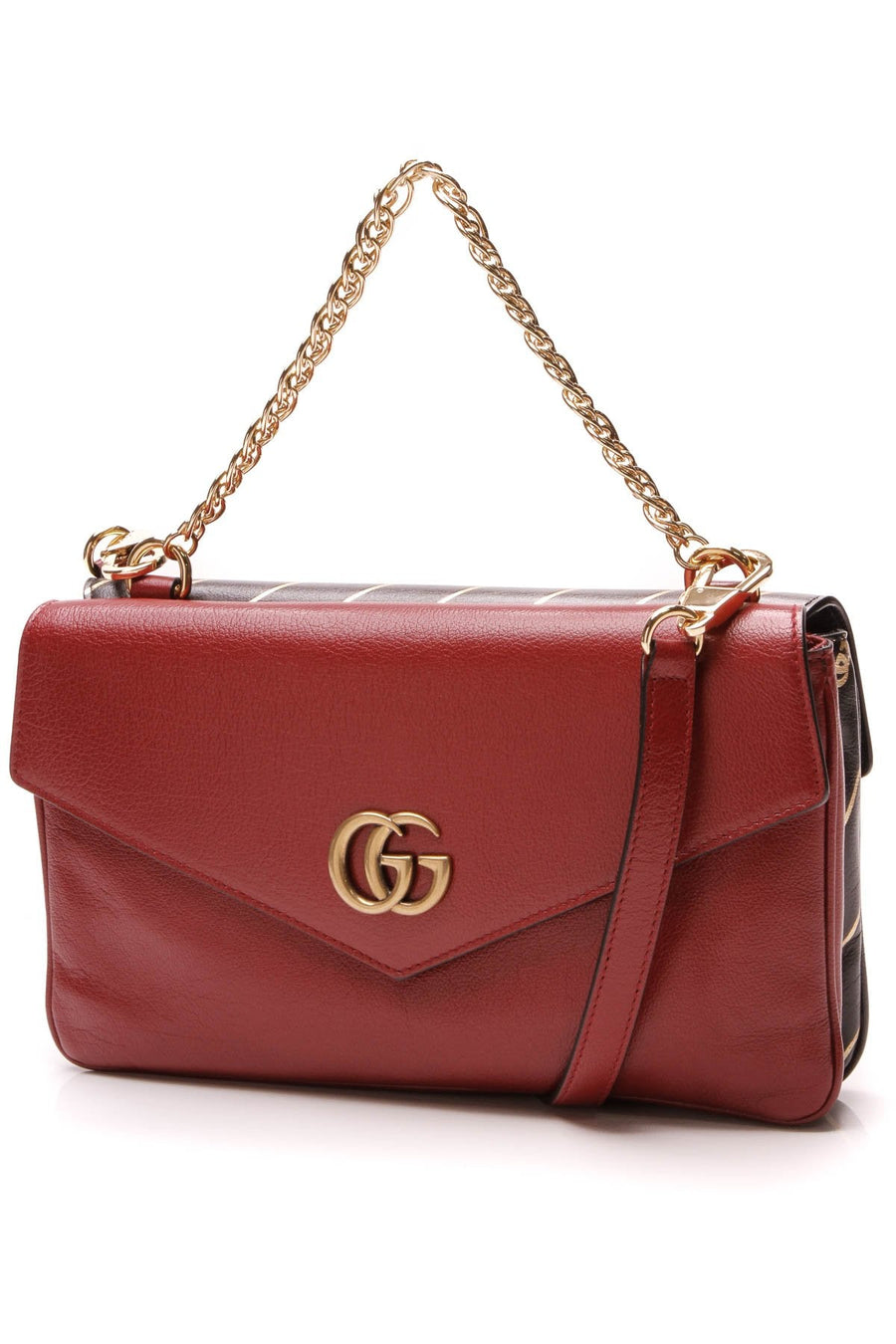 Thiara Medium Double Bag - Black/Red