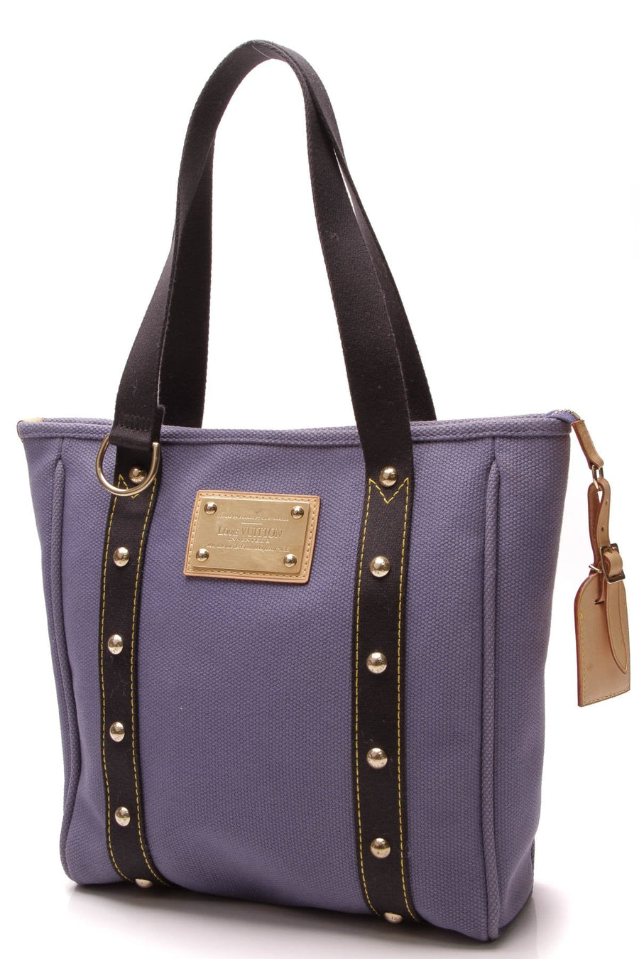 Cabas MM Tote Bag - Blue Antigua Canvas