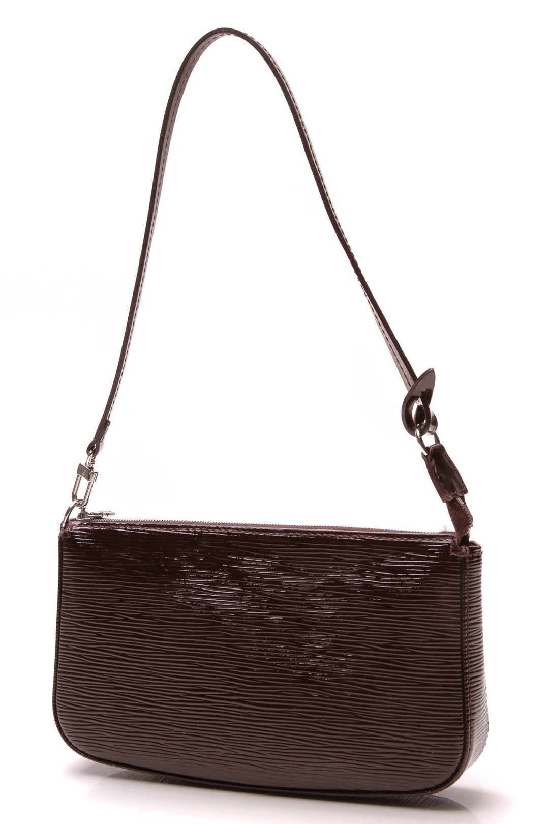 Electric Epi Pochette Accessories Bag - Prune