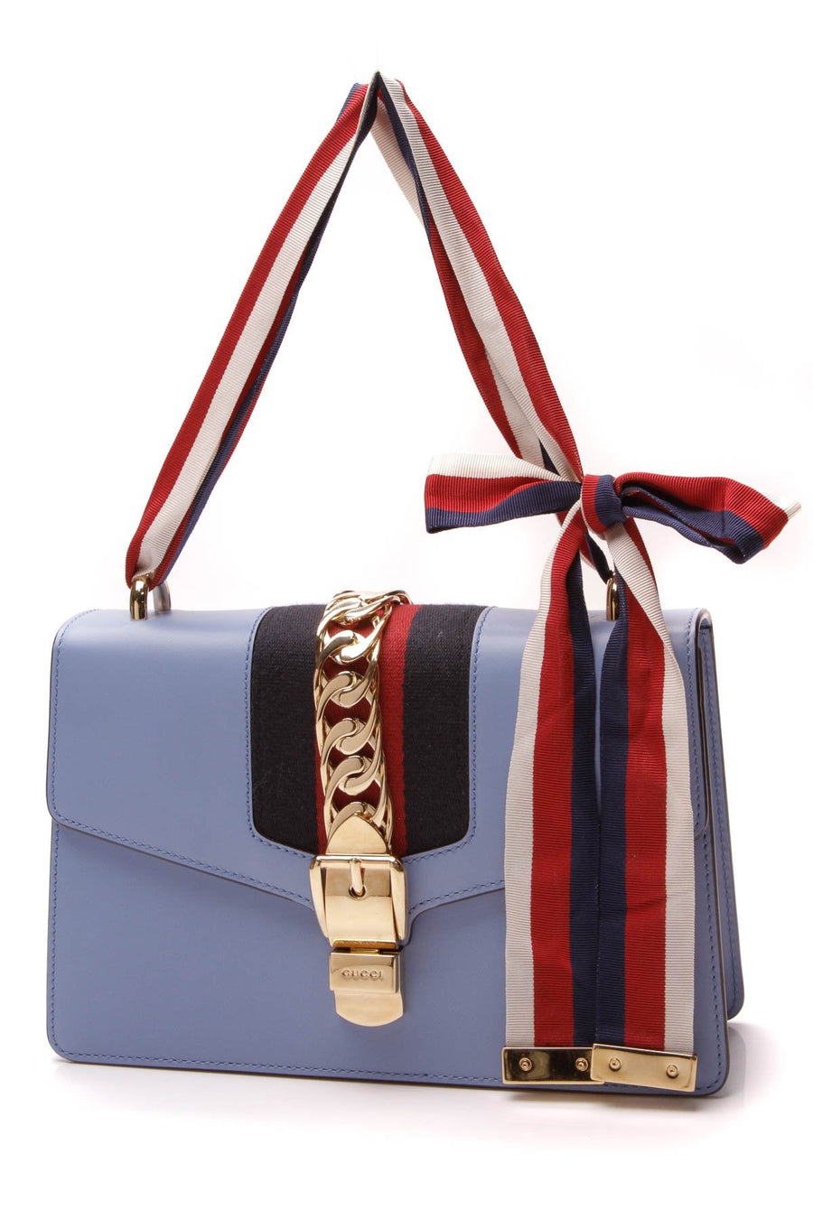 Sylvie Small Shoulder Bag - Light Blue