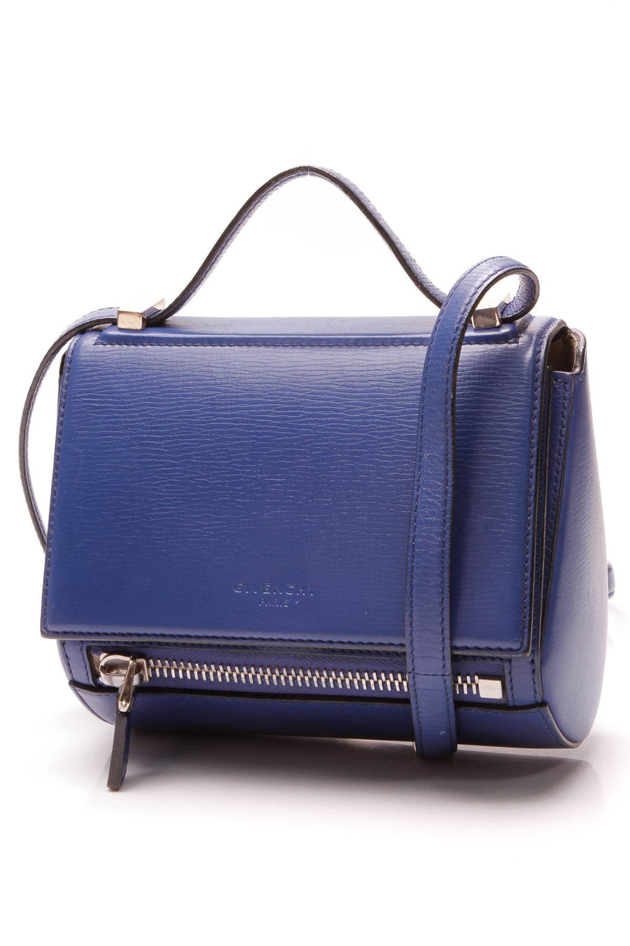 Mini Pandora Box Crossbody Bag - Blue