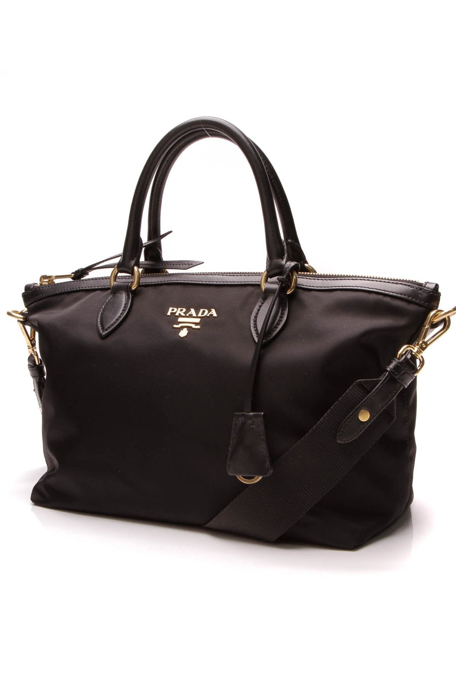 Tessuto Borsa A Mano Bag - Black Nylon