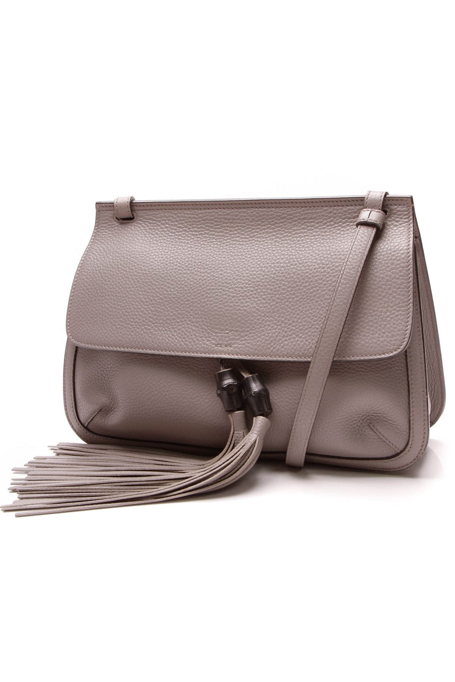 Bamboo Daily Flap Bag - Light Gray