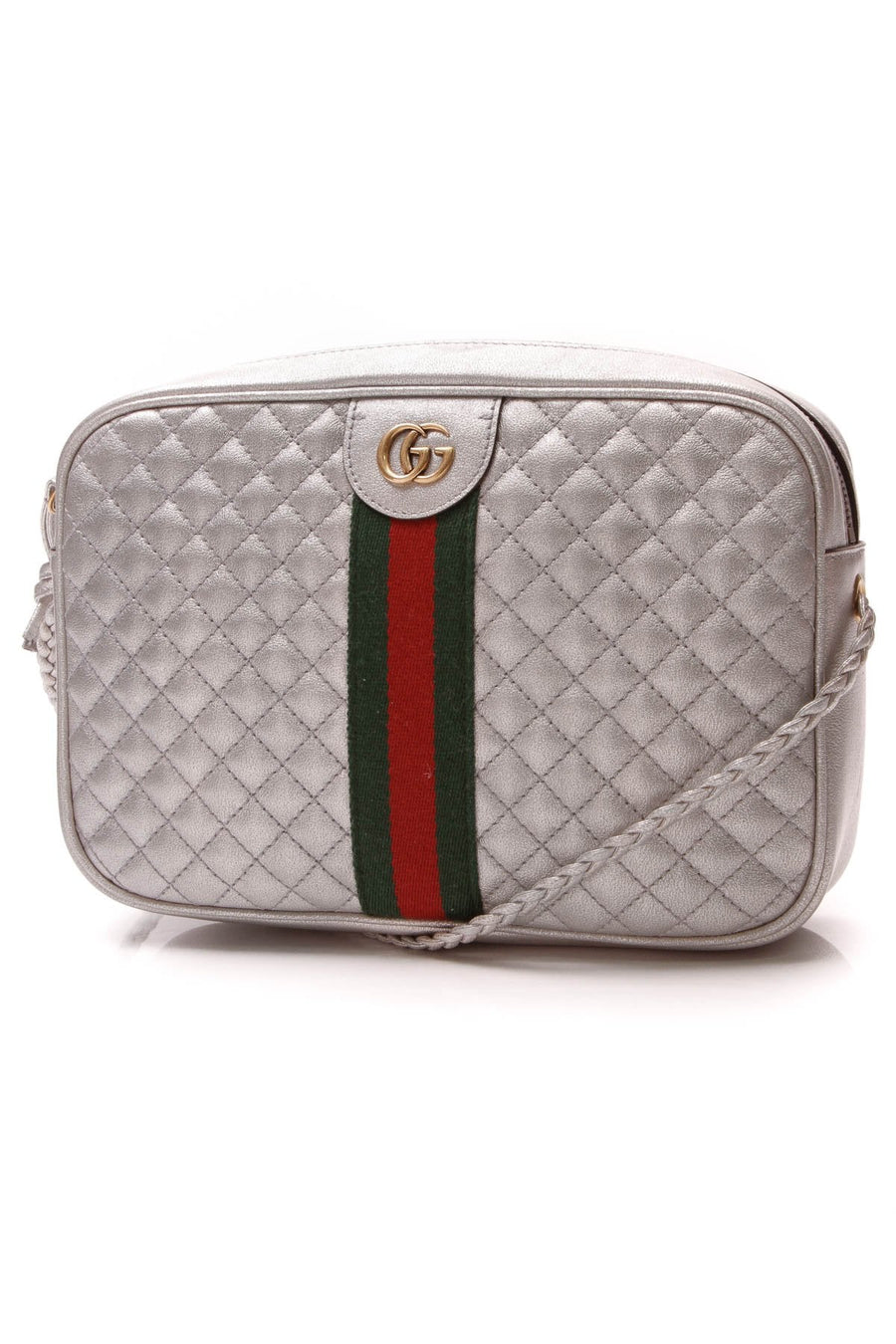 Trapuntata Camera Bag - Silver