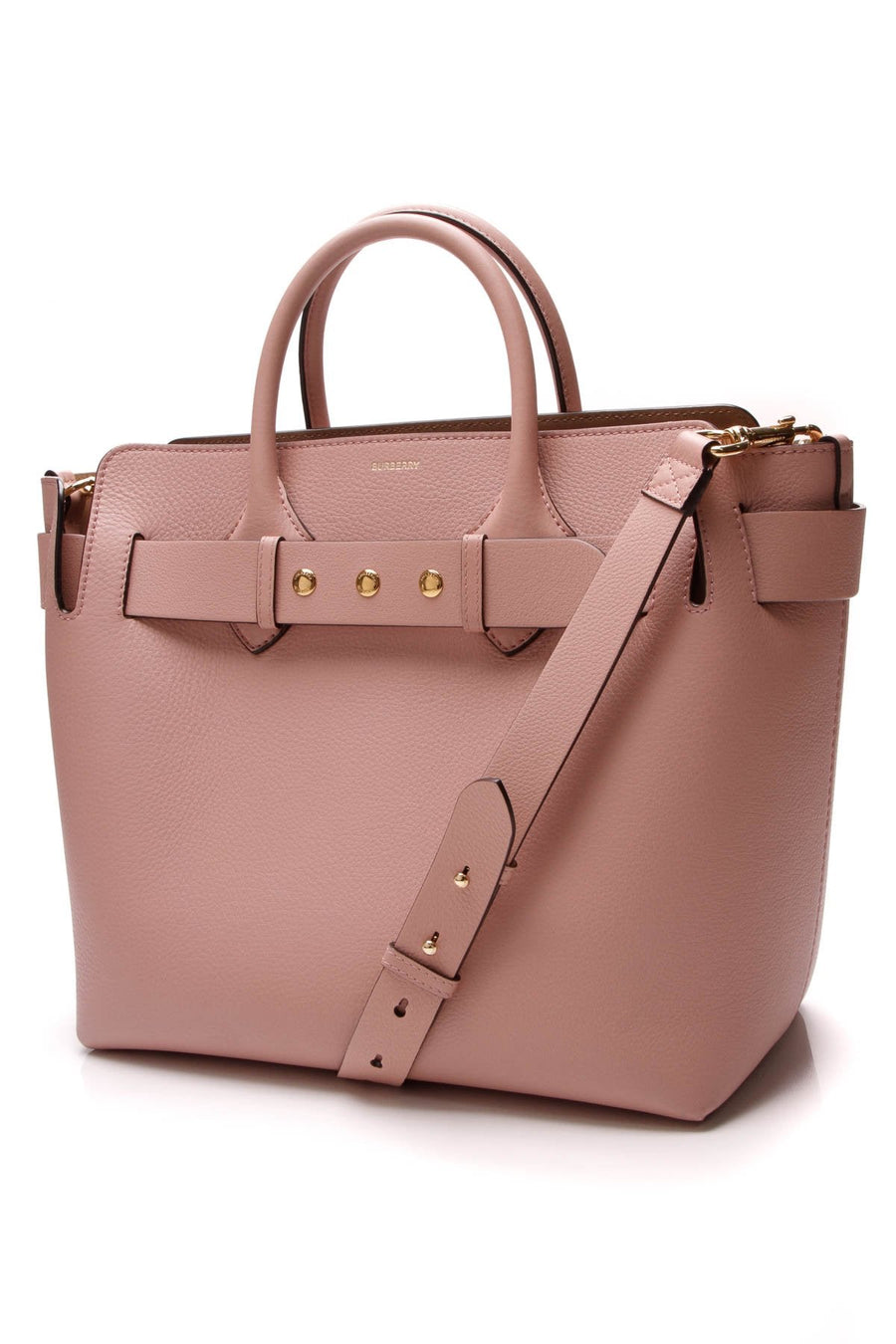 Triple Stud Belt Large Tote Bag - Ash Rose