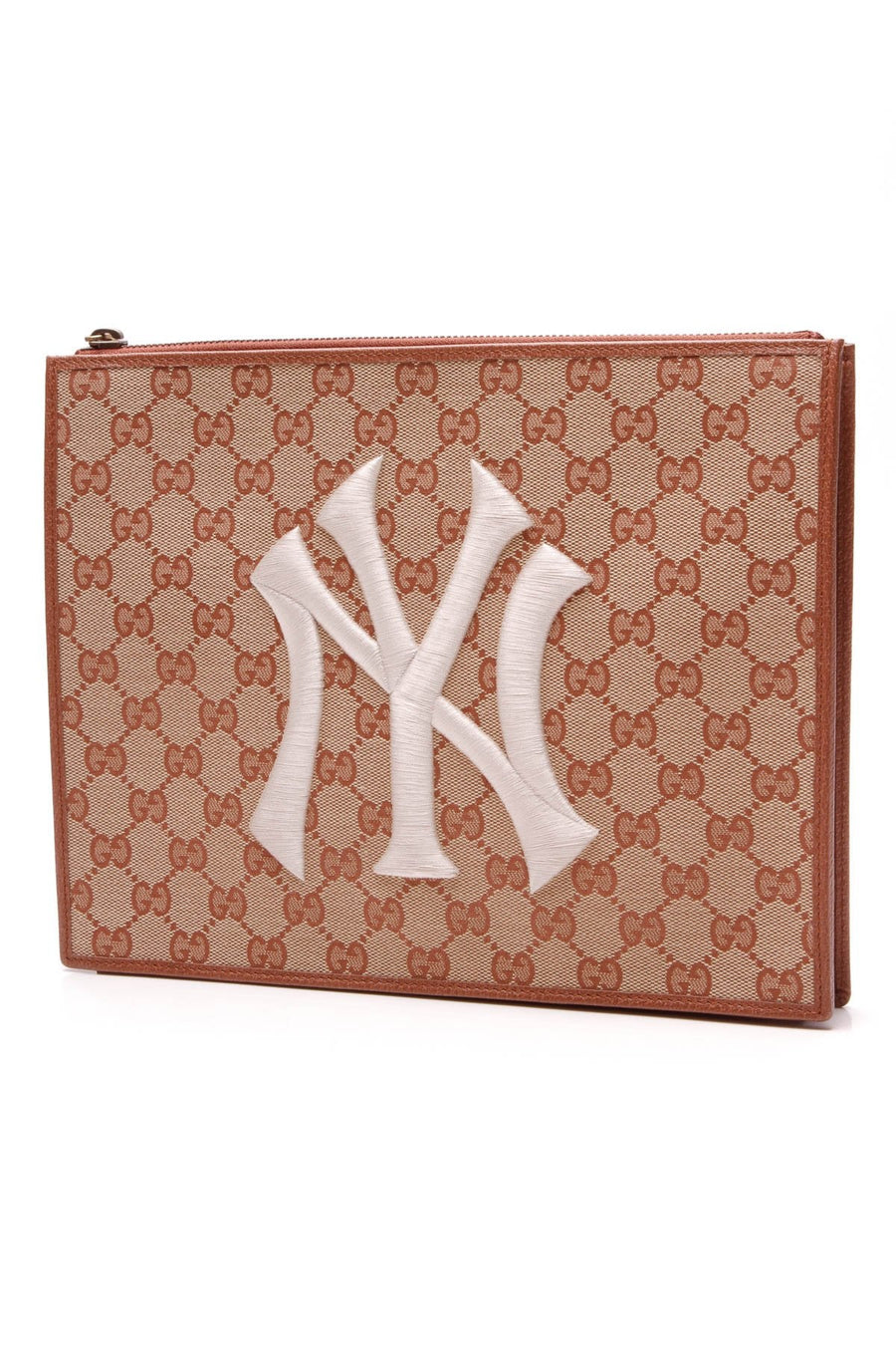 New York Yankees Pouch - Brick Signature Canvas
