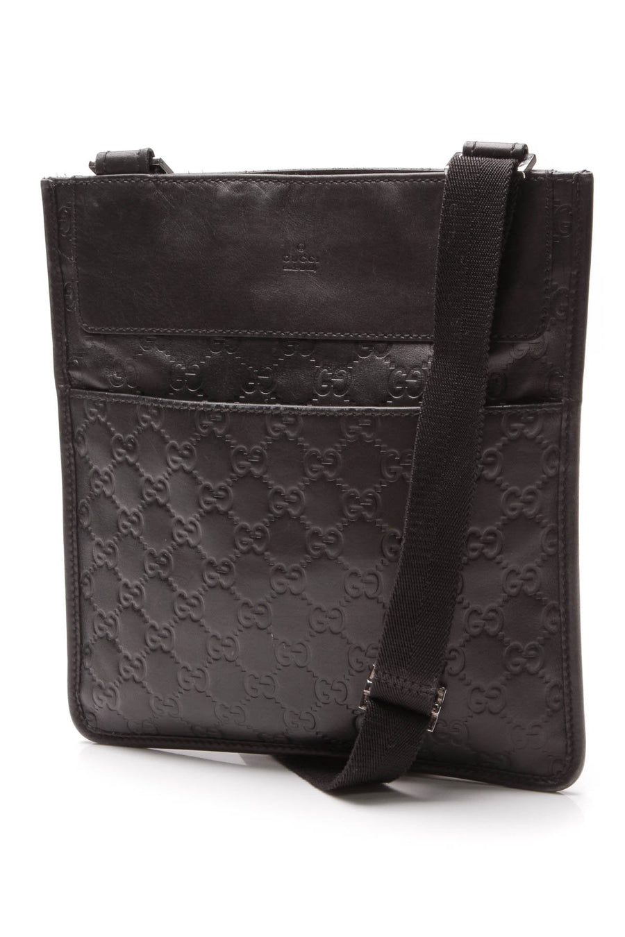 Messenger Bag - Black Guccissima