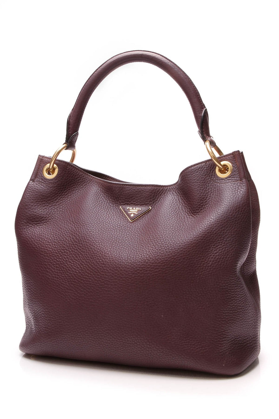 Vitello Daino Hobo Bag - Granato