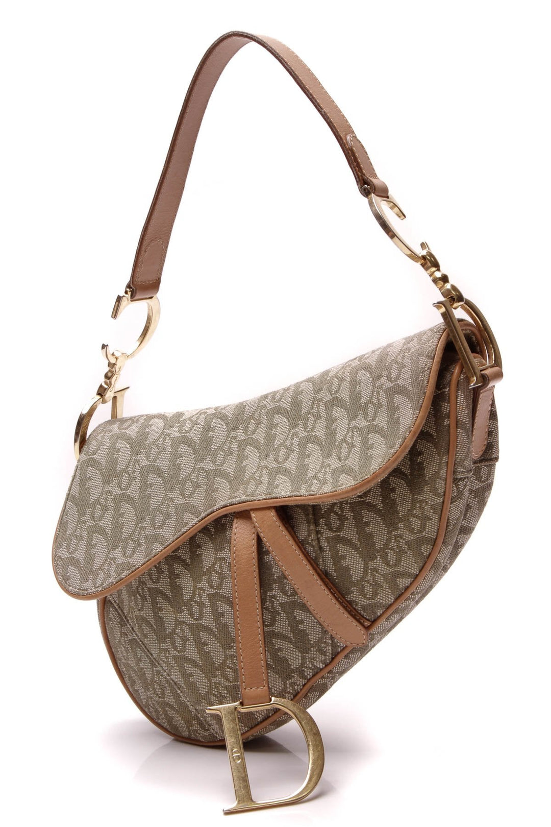 Trotter Saddle Bag - Olive Green Diorissimo