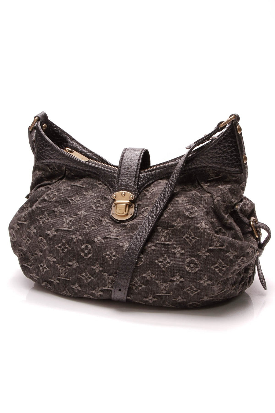 XS Bag - Black Monogram Denim