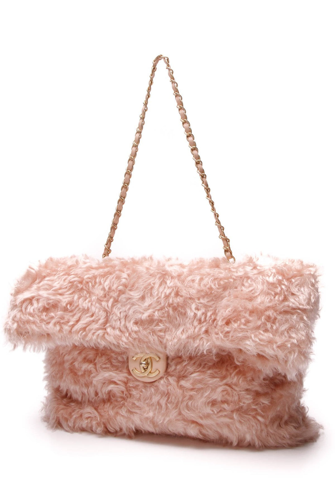 Fantasy Fur CC Clutch Bag - Rose