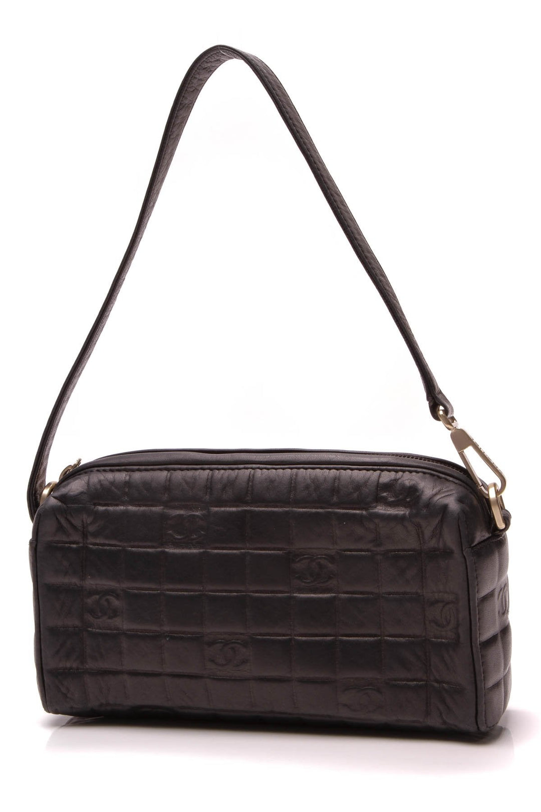 Chocolate Bar Pochette Bag - Black