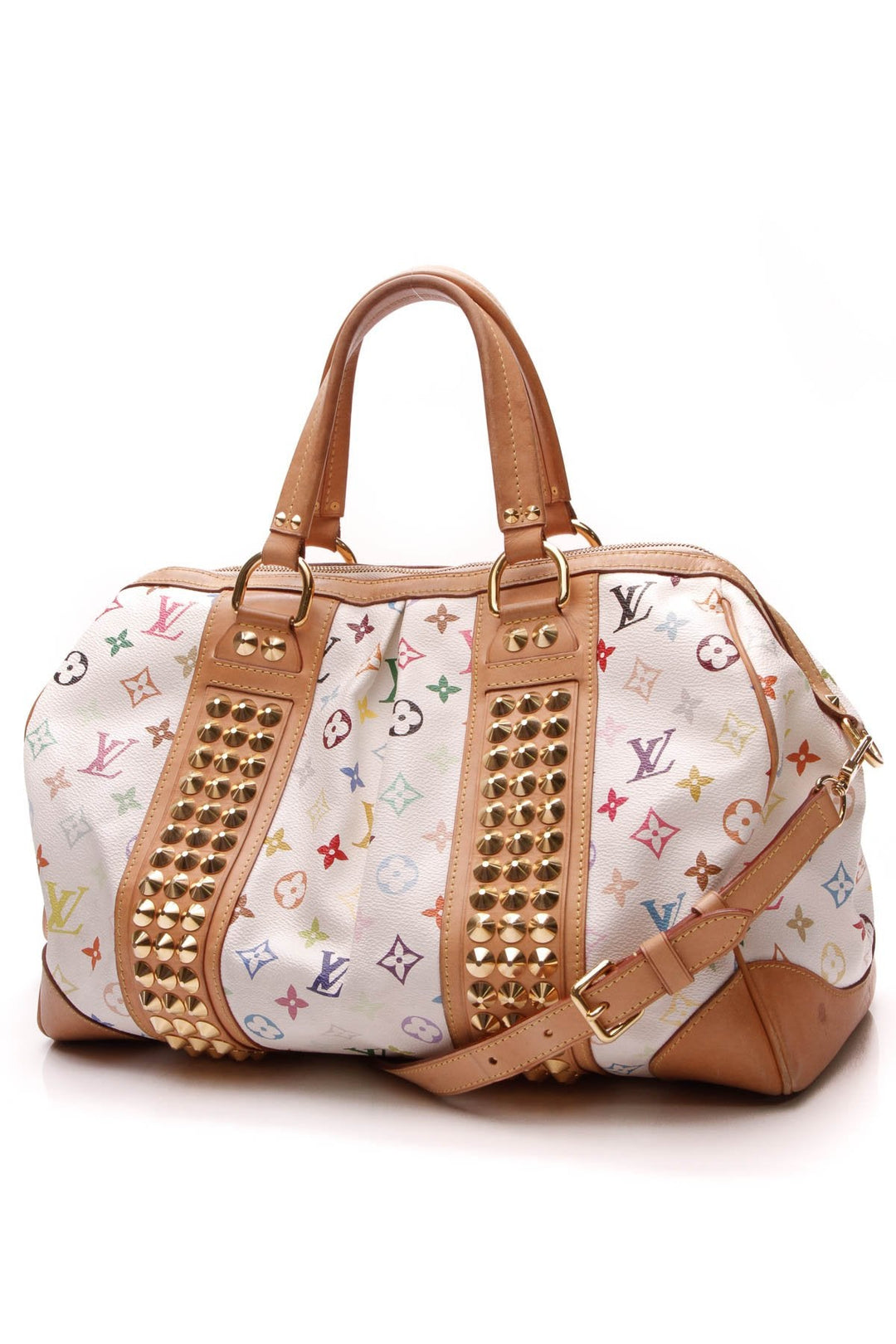 Courtney GM Bag - White Multicolore Monogram