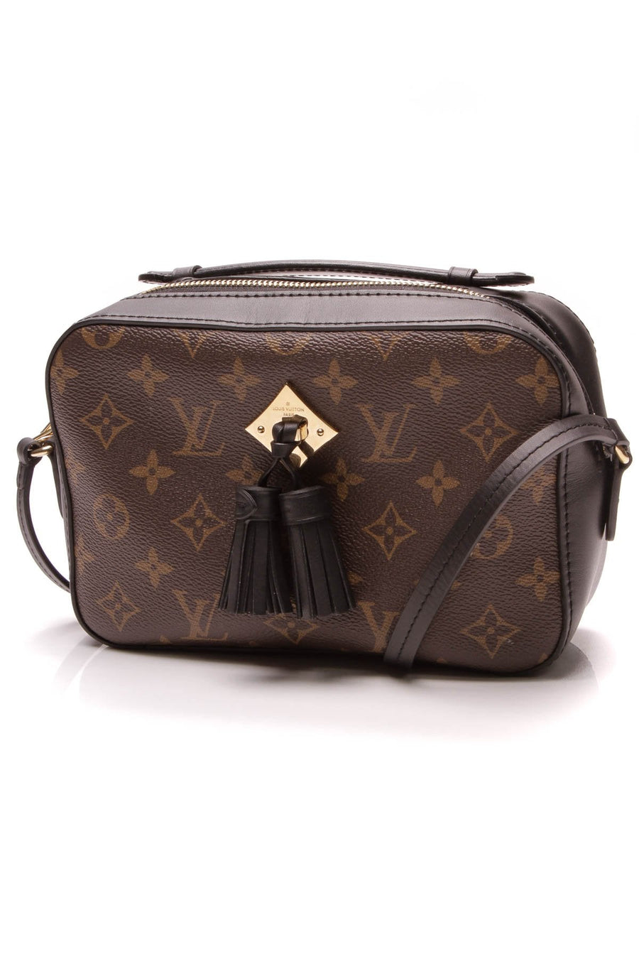 Saintonge Crossbody Bag - Monogram/Noir
