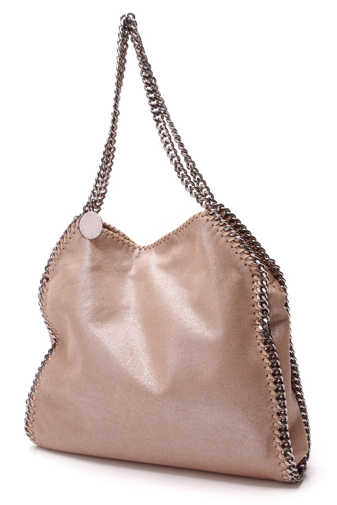 Falabella Chamois Small Tote Bag - Metallic Camel