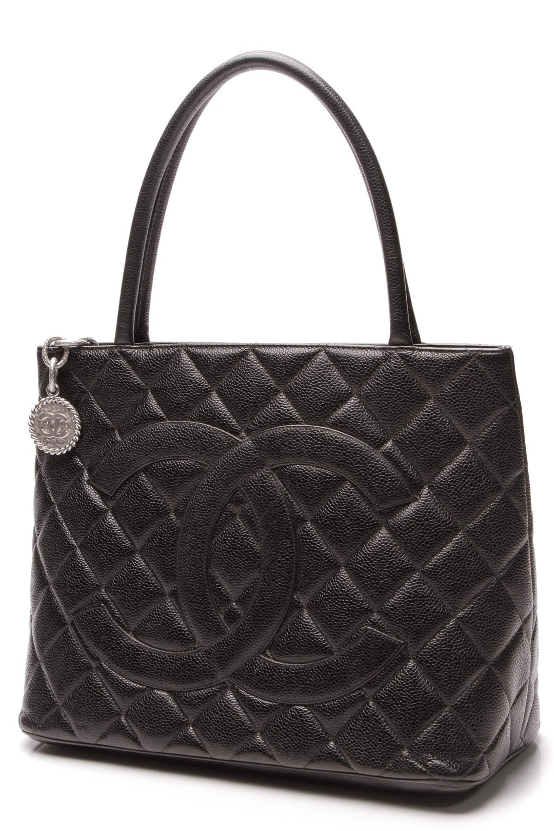 Medallion Tote - Bag - Black Caviar