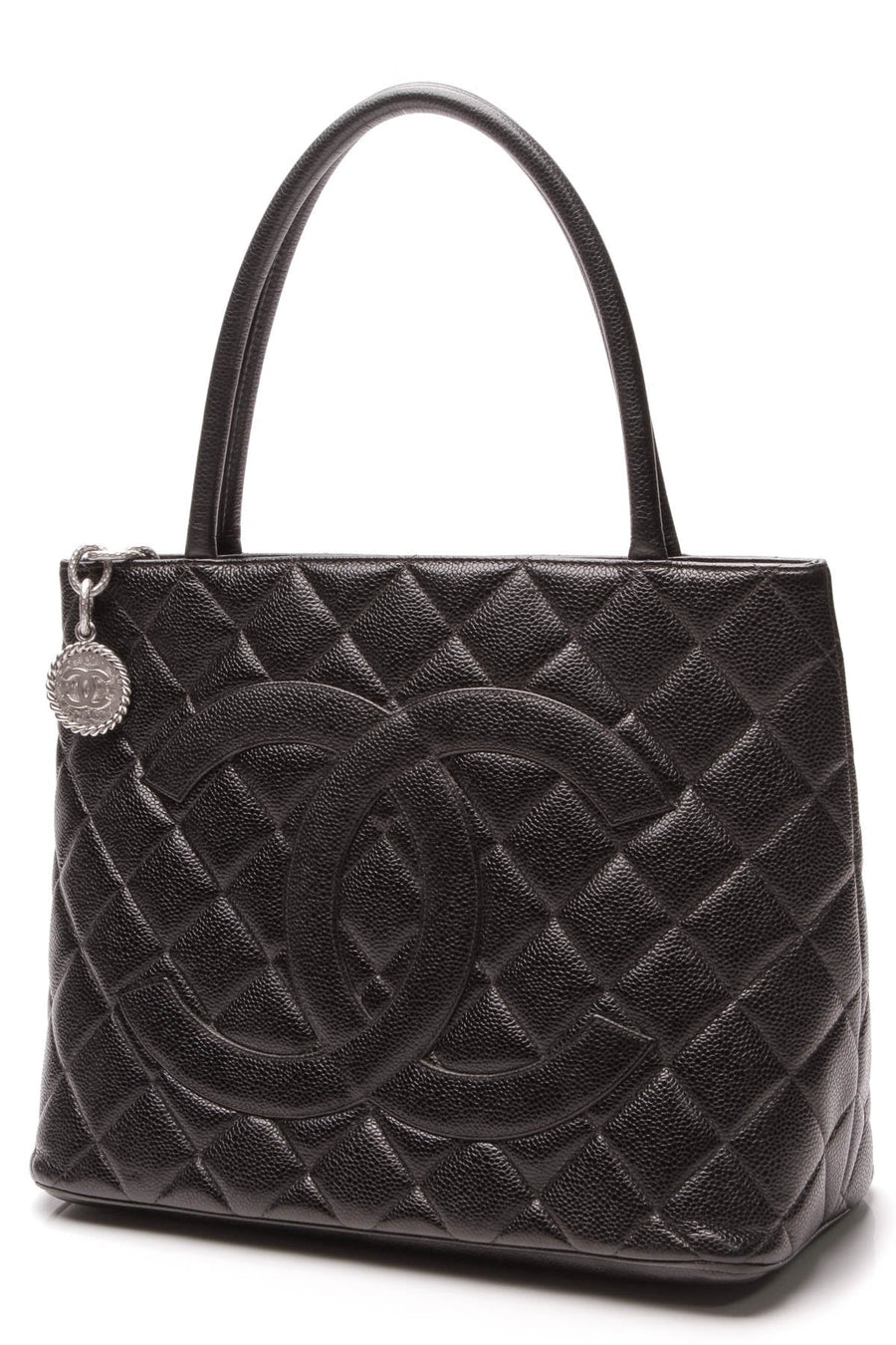 Medallion Tote - Bag - Black Caviar