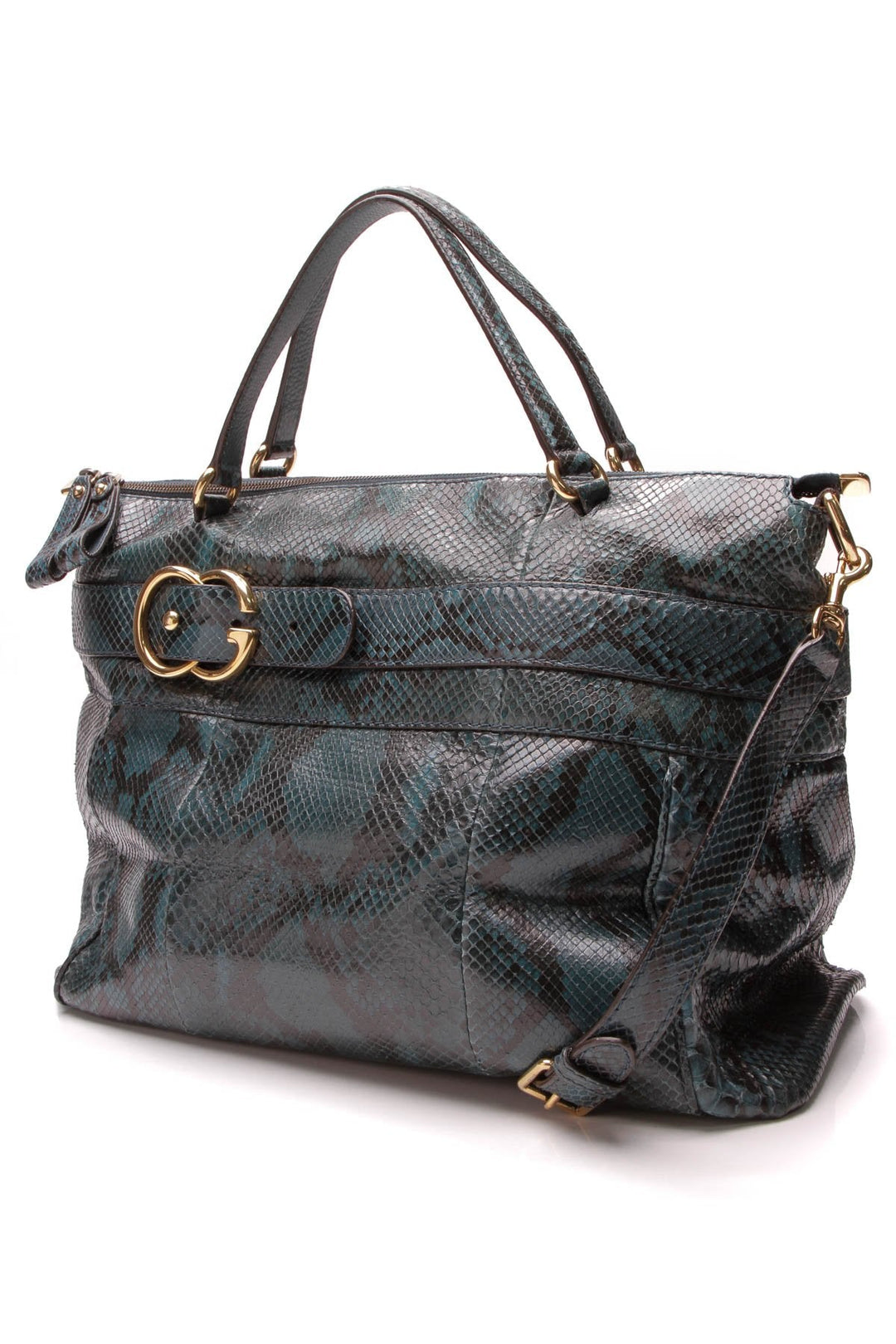 Python GG Large Ride Bag - Teal