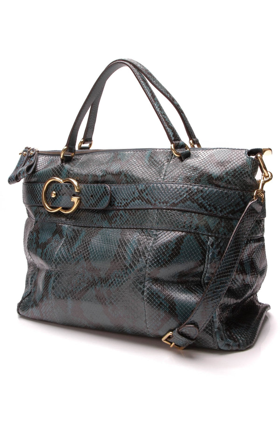 Python GG Large Ride Bag - Teal