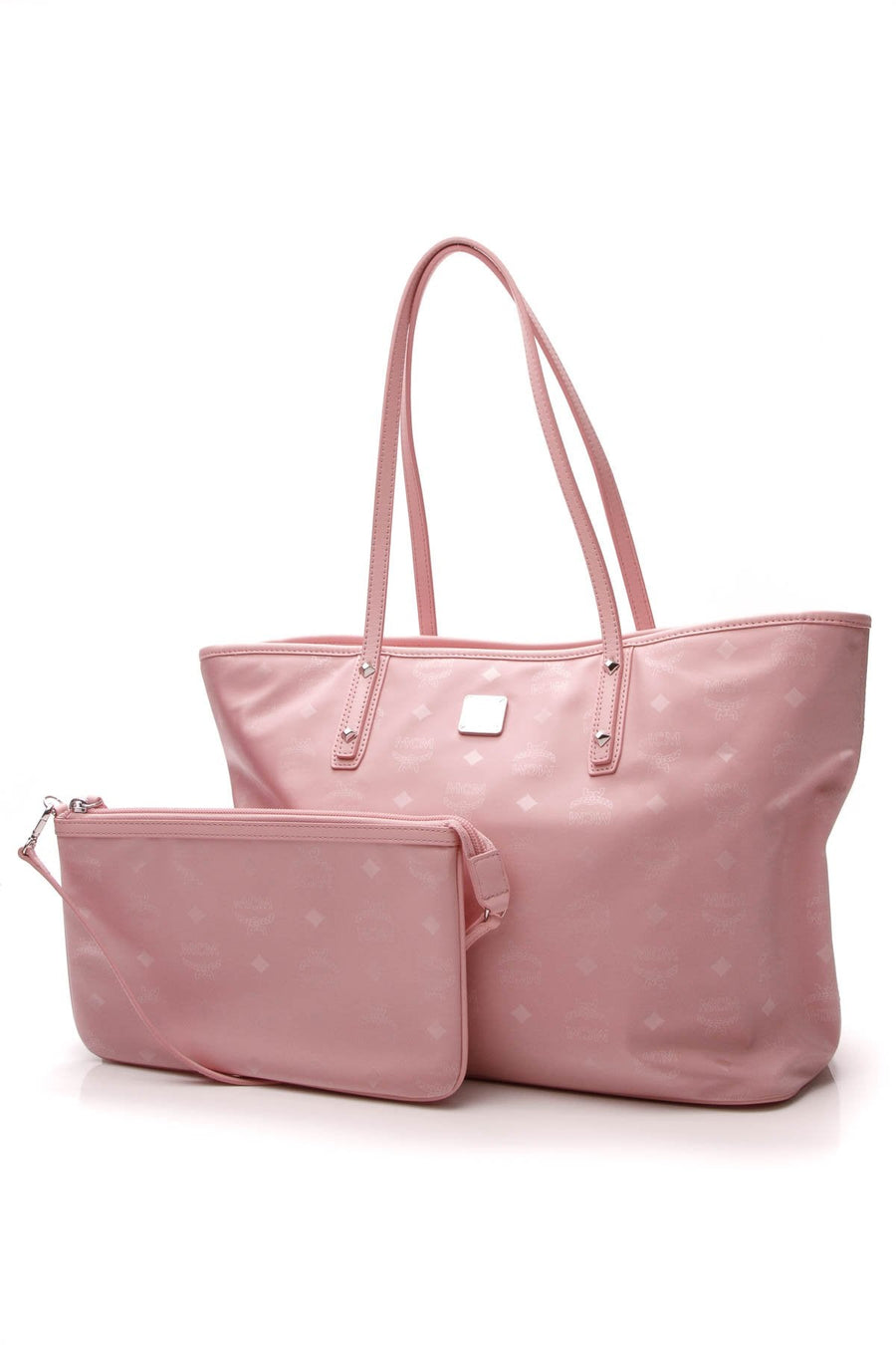Dieter Monogram Medium Tote Bag - Pink