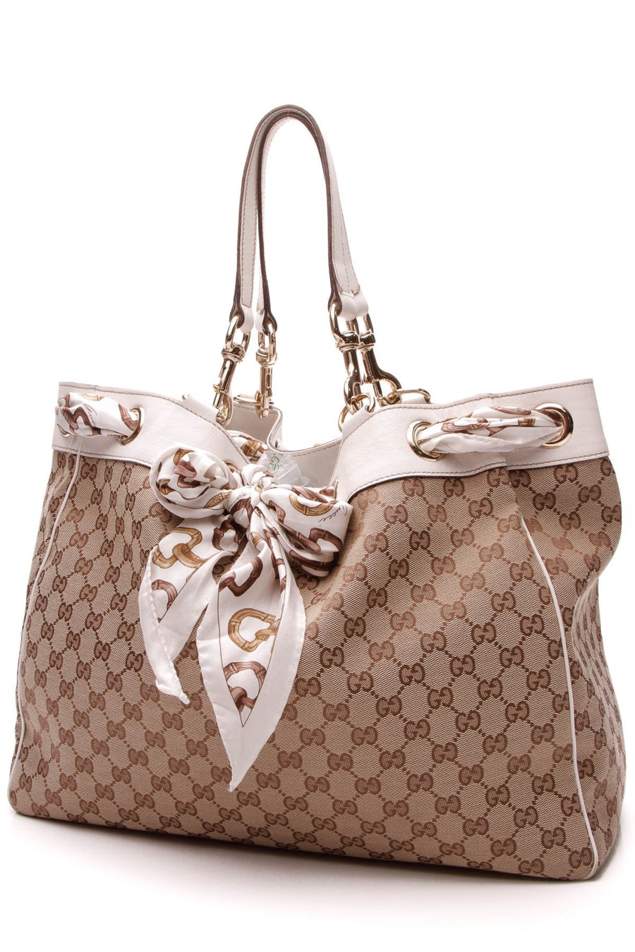 Positano Scarf Tote Bag - Signature Canvas