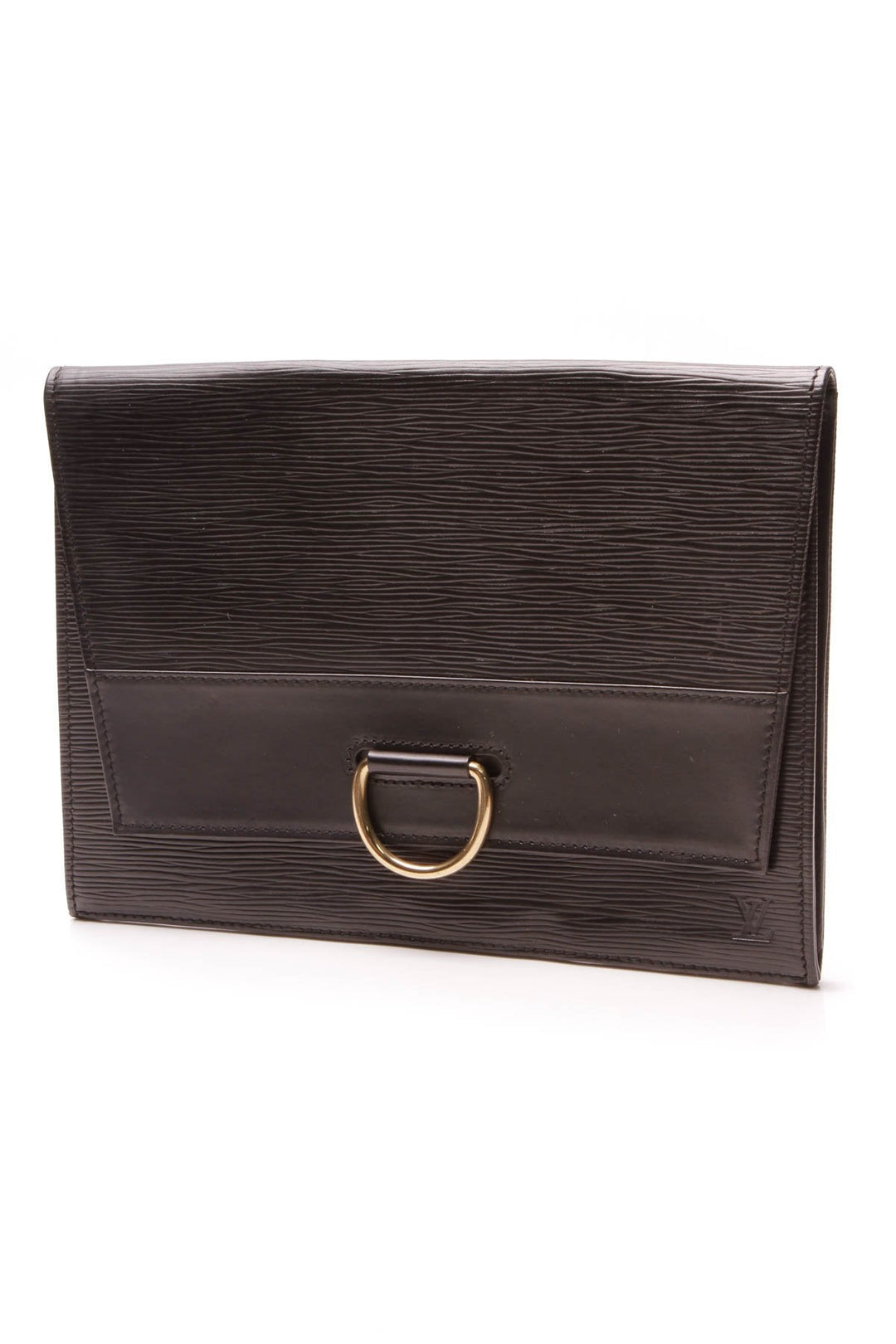 Vintage Epi Lena Clutch Bag - Black